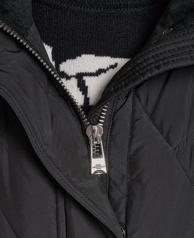 Women's Hooded A-Line Puffer Coat
