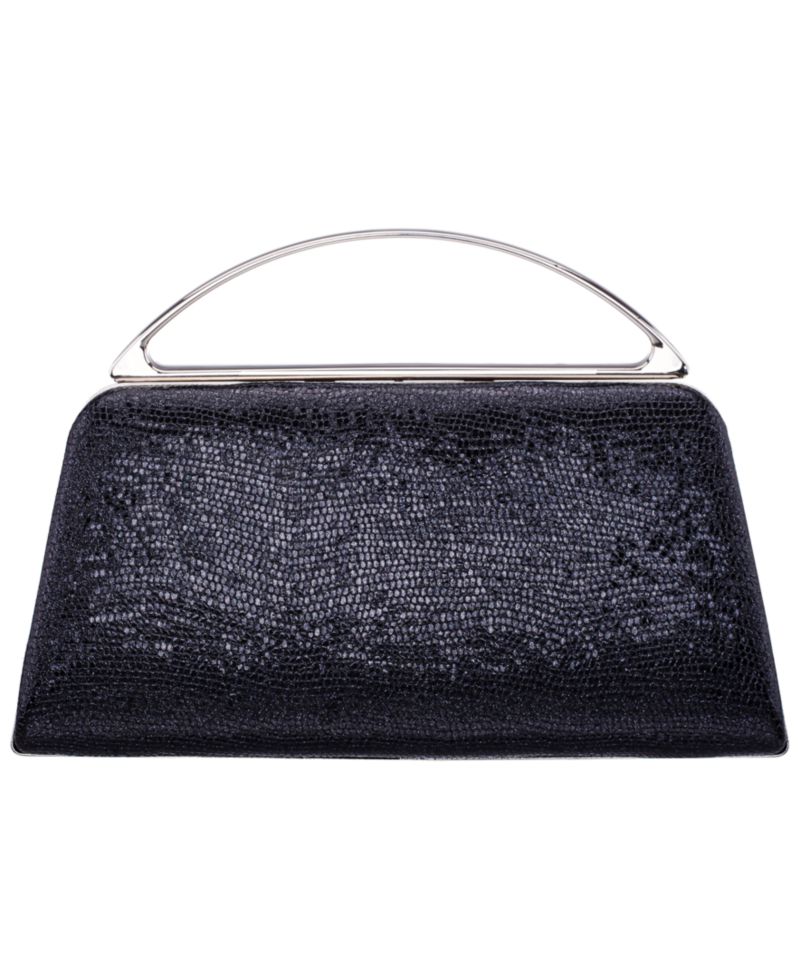 Genesis Metallic Snake Small Handle Clutch Handbag