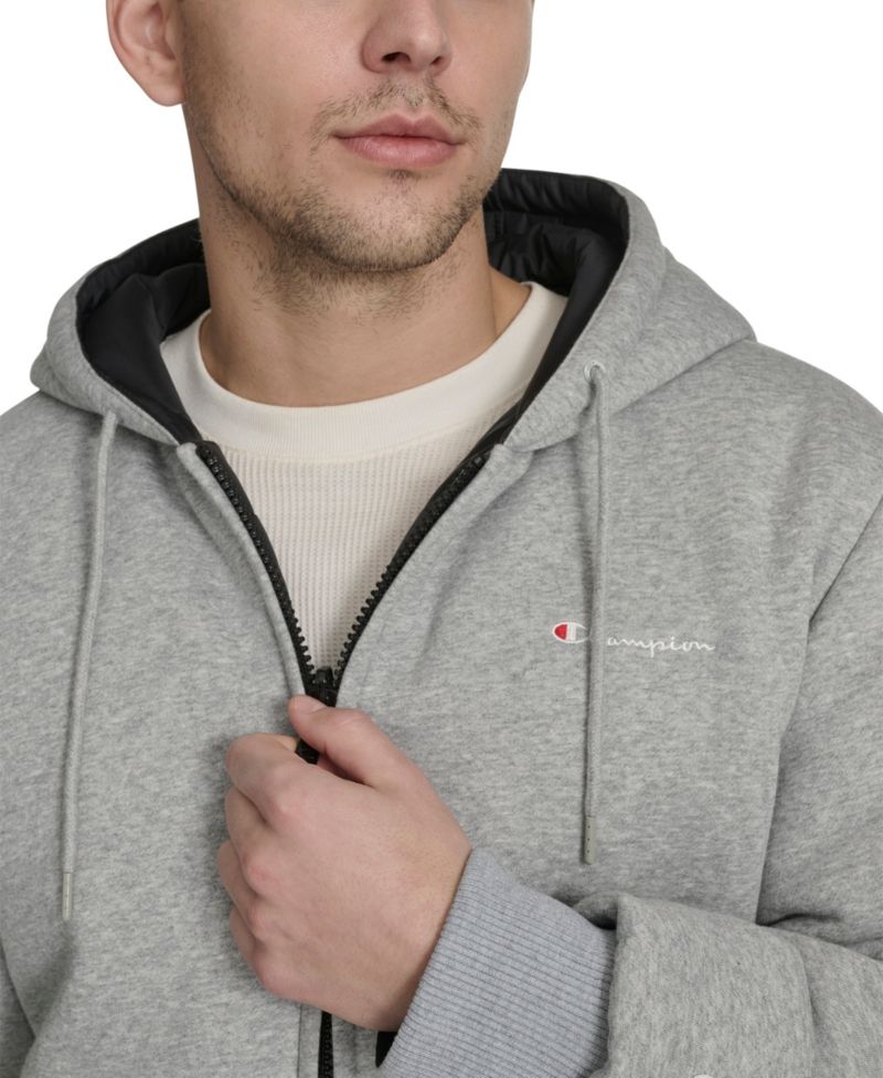 Men's Reversible Hooded Bomber Jacket