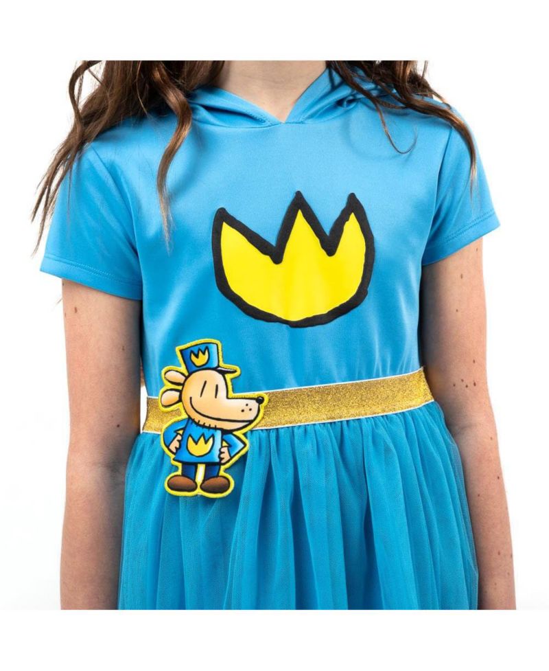 Youth Girl Cosplay Dress With Tulle Skirt And 3D Dog Ears Large (10/12)