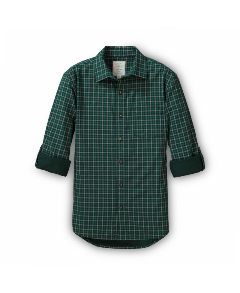 Men's Convertible Double Weave Button Down Shirt