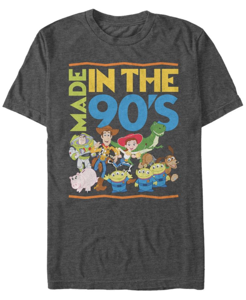 Disney Pixar Men's Toy Story Made in the 90's, Short Sleeve T-Shirt