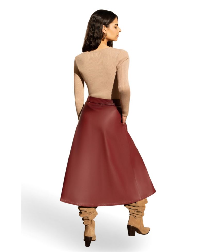 Women's Metallic Knitted Ribbed Top