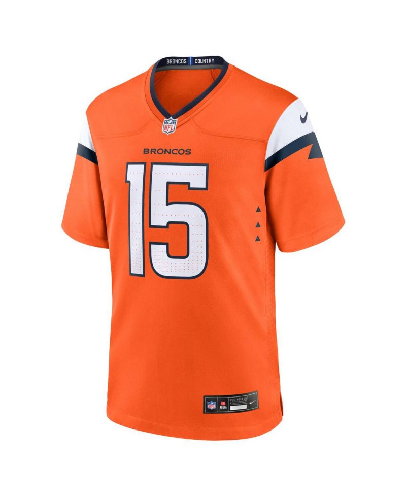 Men's Nik Bonitto Orange Denver Broncos Team Game Jersey