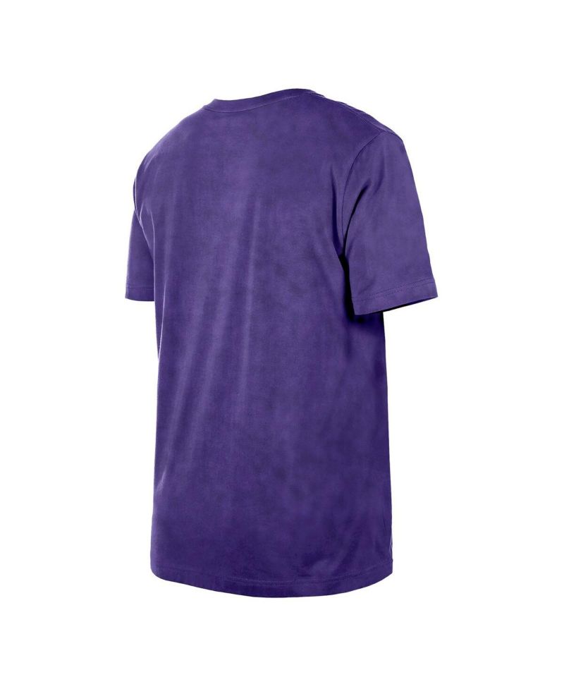 Men's Purple Los Angeles Lakers Hardwood Classics Oversized Boxy Mineral Wash T-Shirt