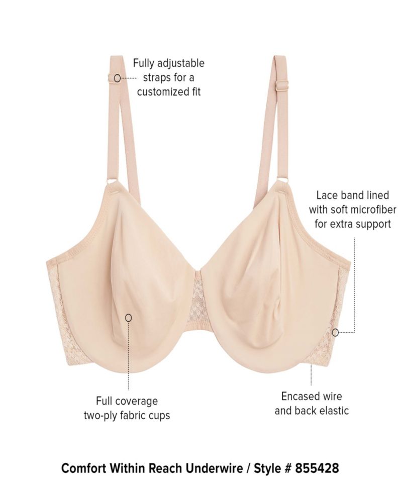 Women's Comfort Within Reach Seamless Underwire Bra 855428