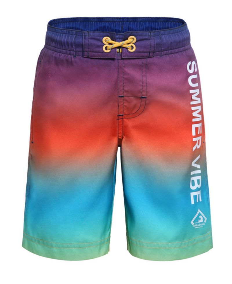 Big Boys Quick Dry Drawstring Swim Trunks Board Shorts with Mesh Lining UPF50+ XS-XXL