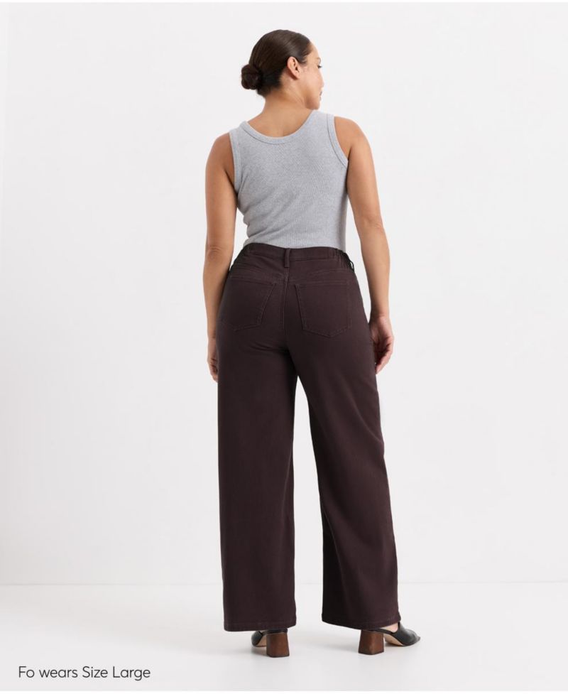 Women's All-Day Twill Wide-Leg Pants