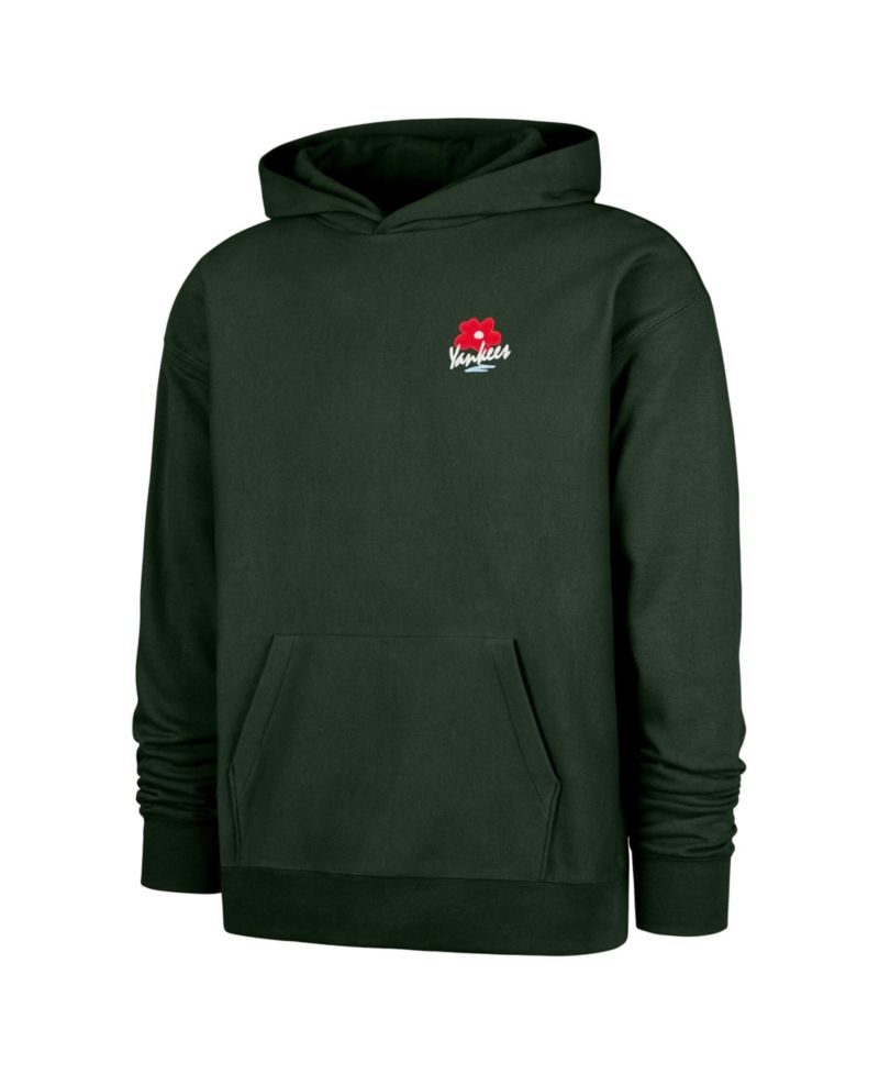 Men's Dark Green New York Yankees Gallery Foundation Hoodie Sweatshirt