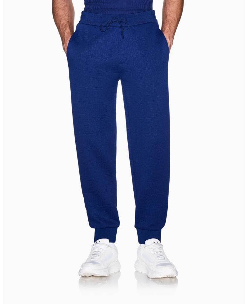 Men's Jacquard All Over Logo Jogger