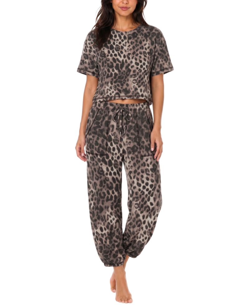 Women's Boxy Tee and Barrel Leg Pajama Set