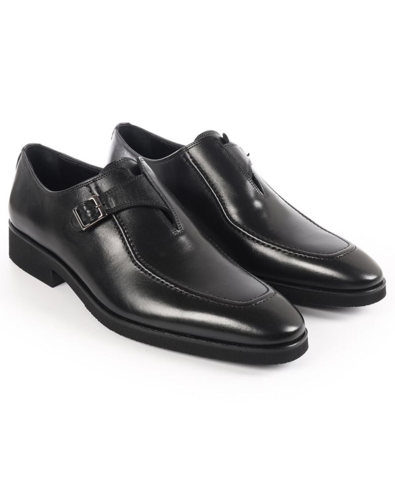 Men's Monk Strap Slip-On Dress Shoes