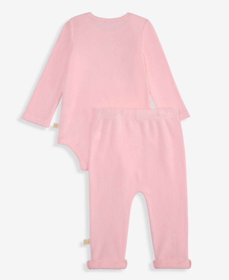 Baby Girls' 0M-24M Bow Bodysuit and Leggings, 2-Piece Set