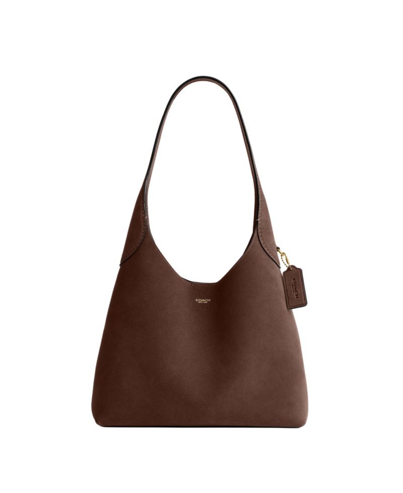 Brooklyn Medium Suede Shoulder Bag 28