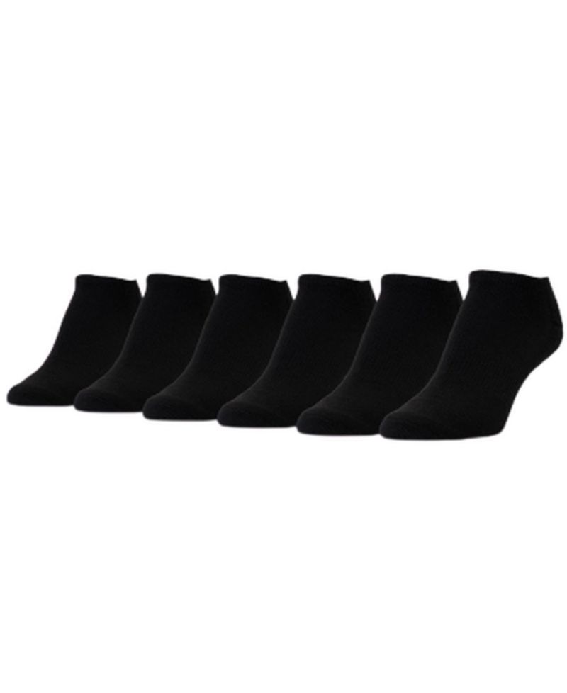 Women's No-Show Athletic Cotton-Blend, 6-Pack from Finish Line Socks