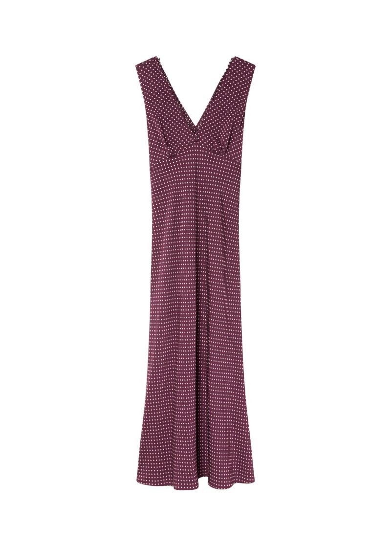 Women's Mini Spot Sleeveless Dress