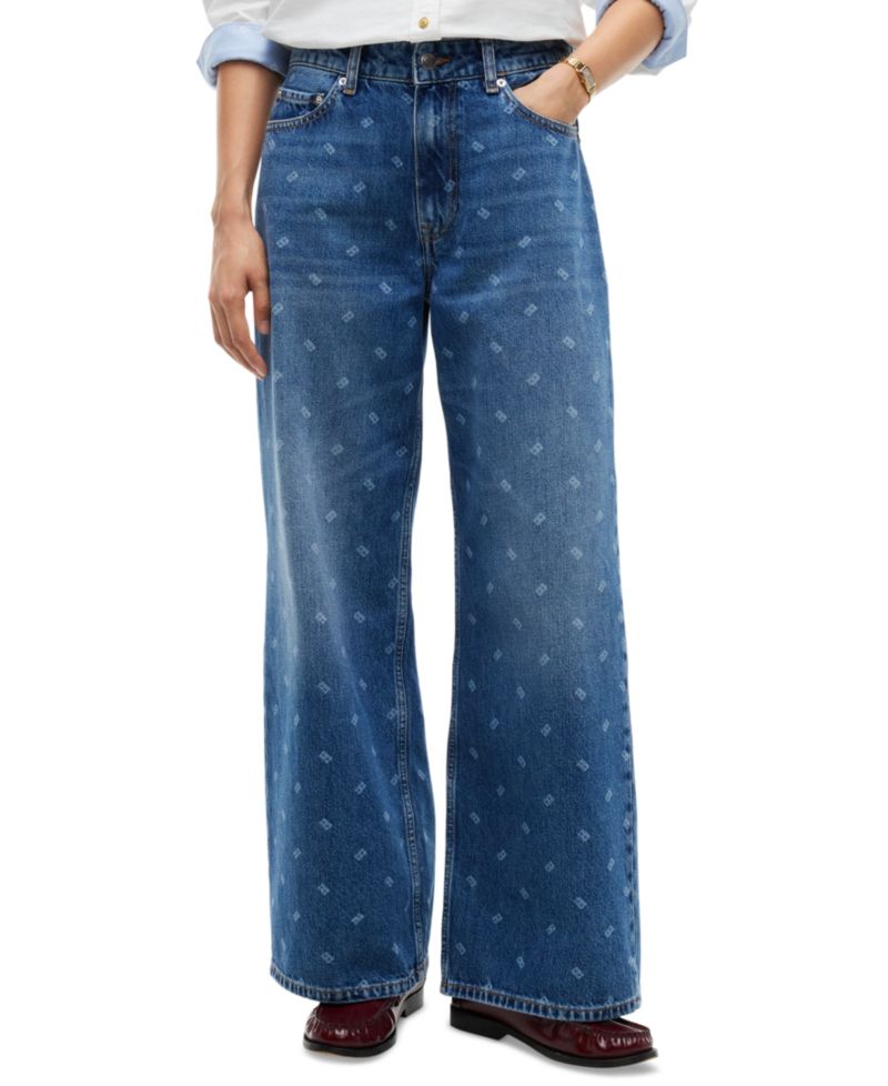 Women's American Icons High-Rise Wide-Leg Jeans