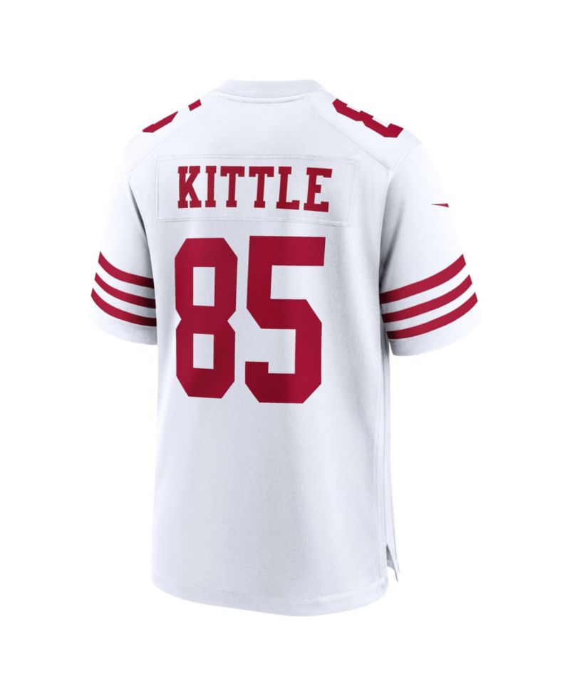 Men's George Kittle White San Francisco 49ers 80th Anniversary Game Jersey
