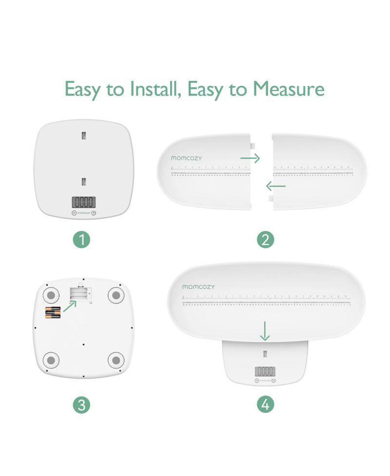 Multi-Function Baby Scale - Weight & Height Measurement