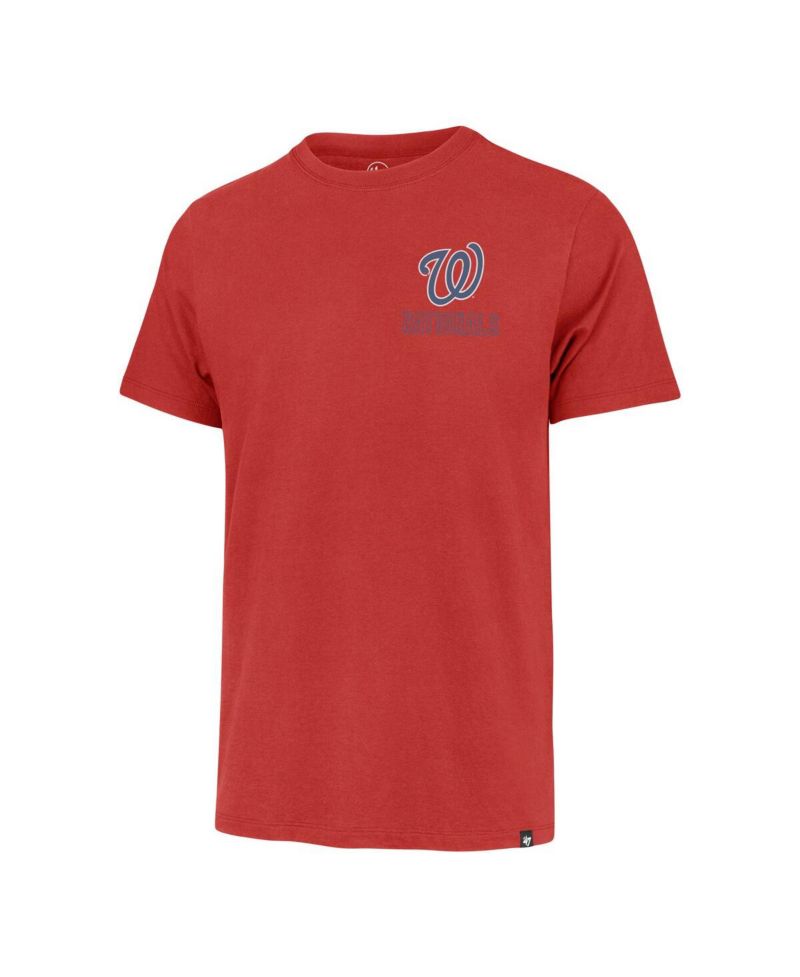 Men's Red Washington Nationals Hang Back Franklin T-Shirt