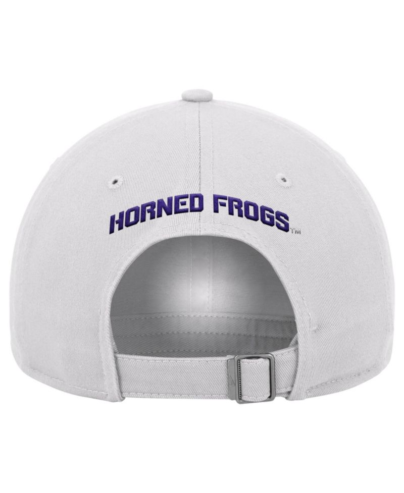 Men's White TCU Horned Frogs 2026 On-Field Club Adjustable Hat