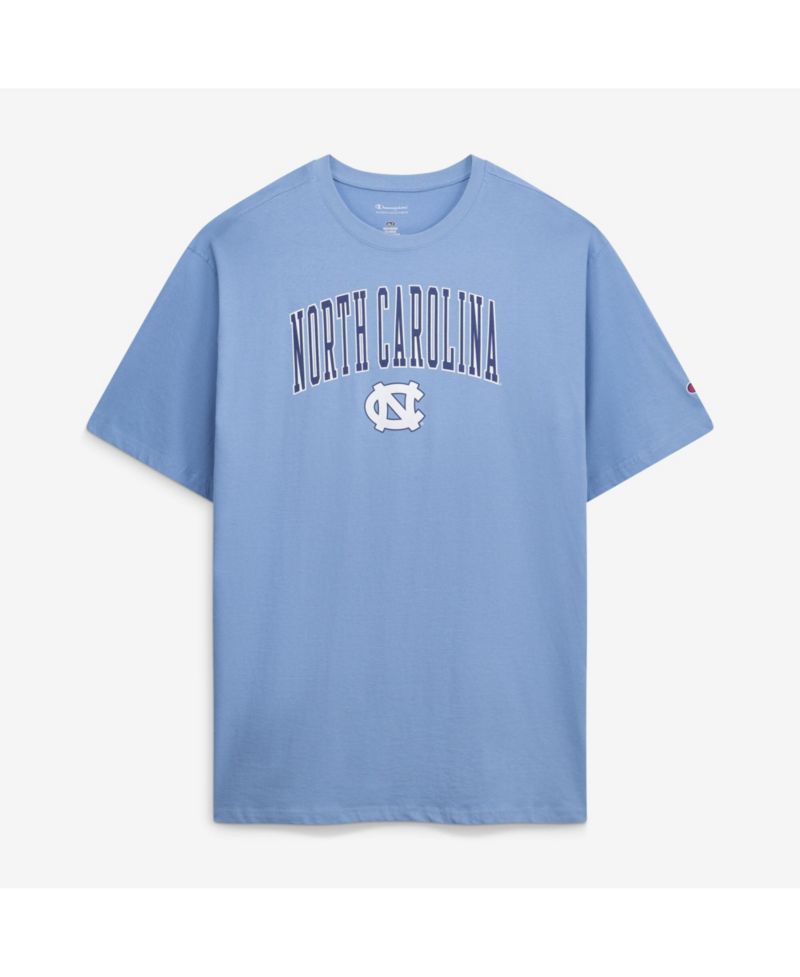 Men's Carolina Blue North Carolina Tar Heels Big & Tall Arch Over Wordmark T-Shirt