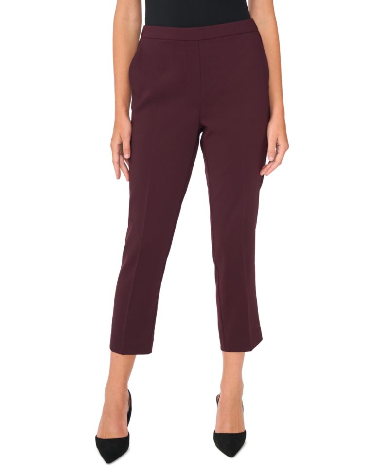 Women's High-Rise Pull-On Cropped Pants