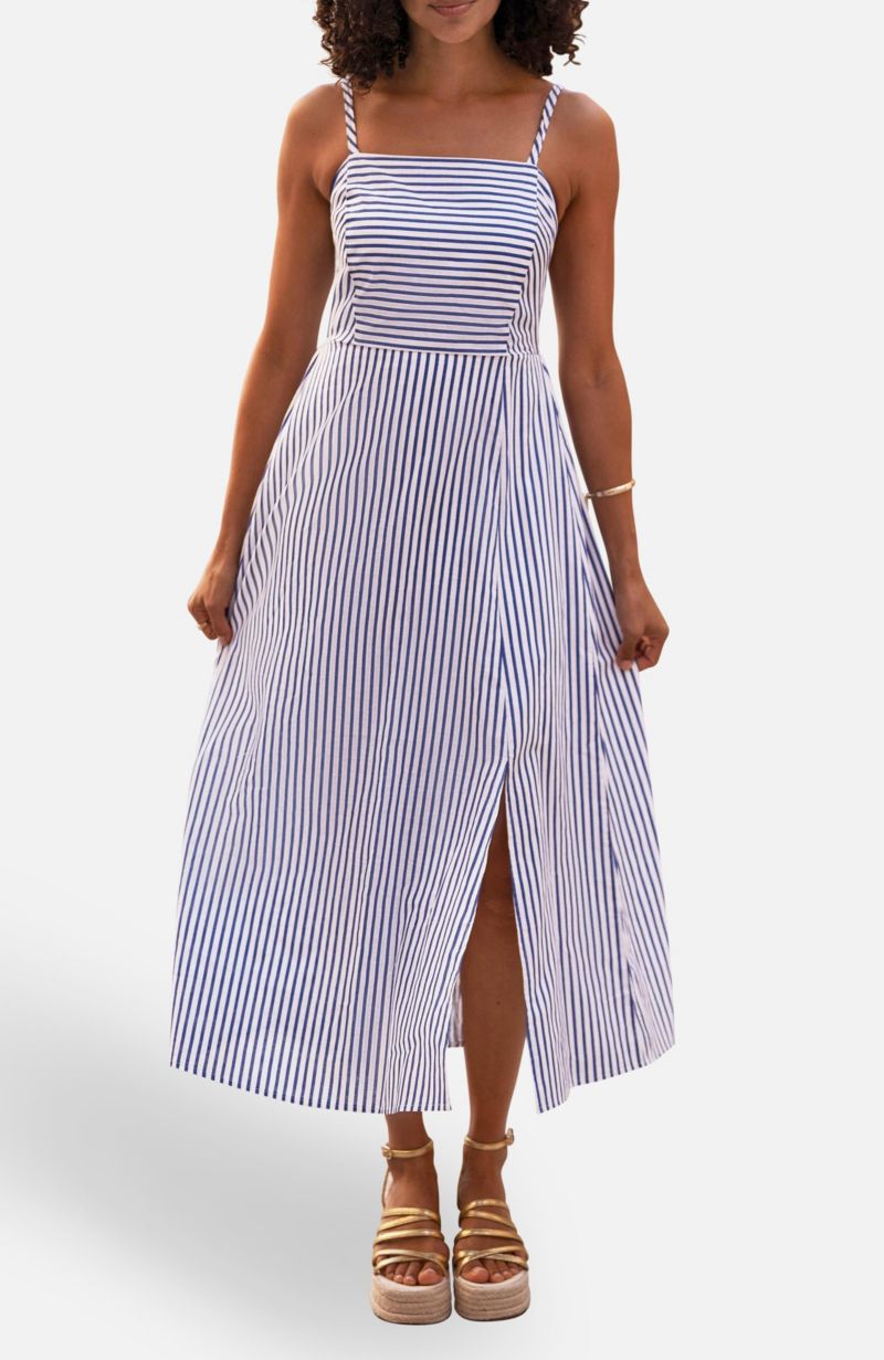 Women's Cotton Midi Sun Dress