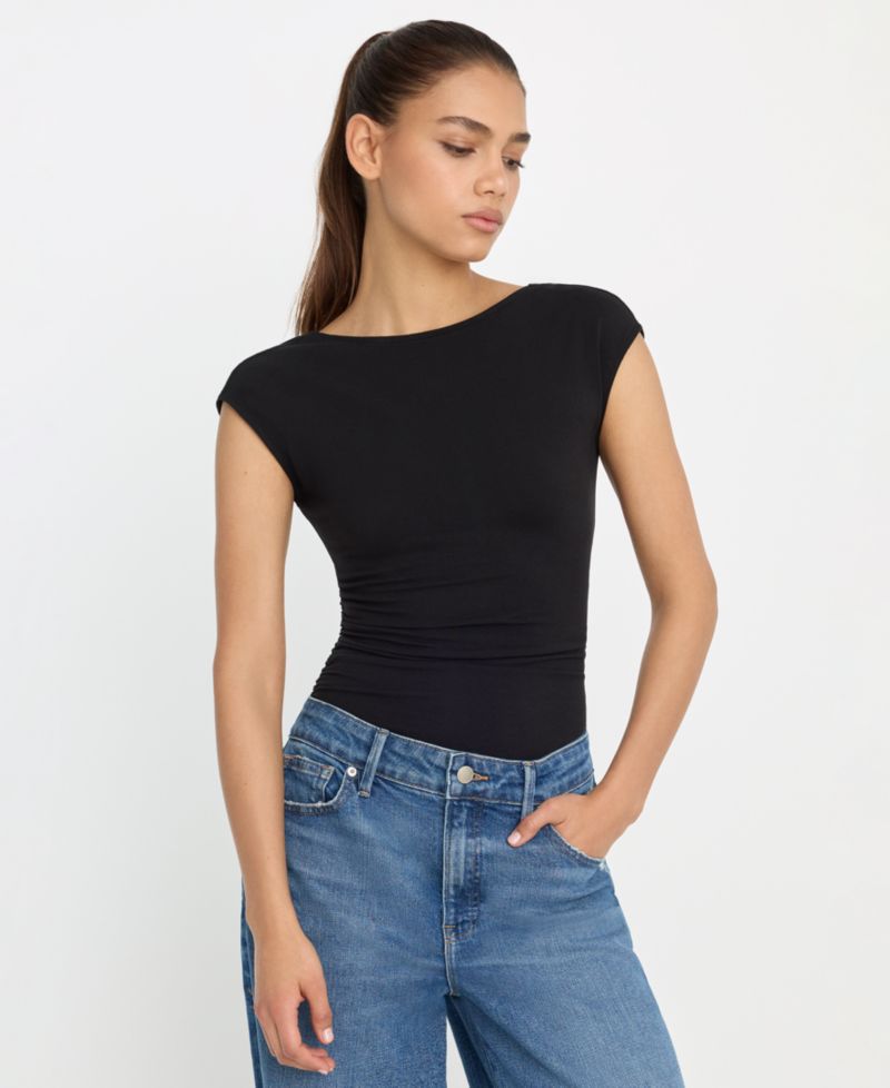 Women's Super Stretch Open Back Body Suit