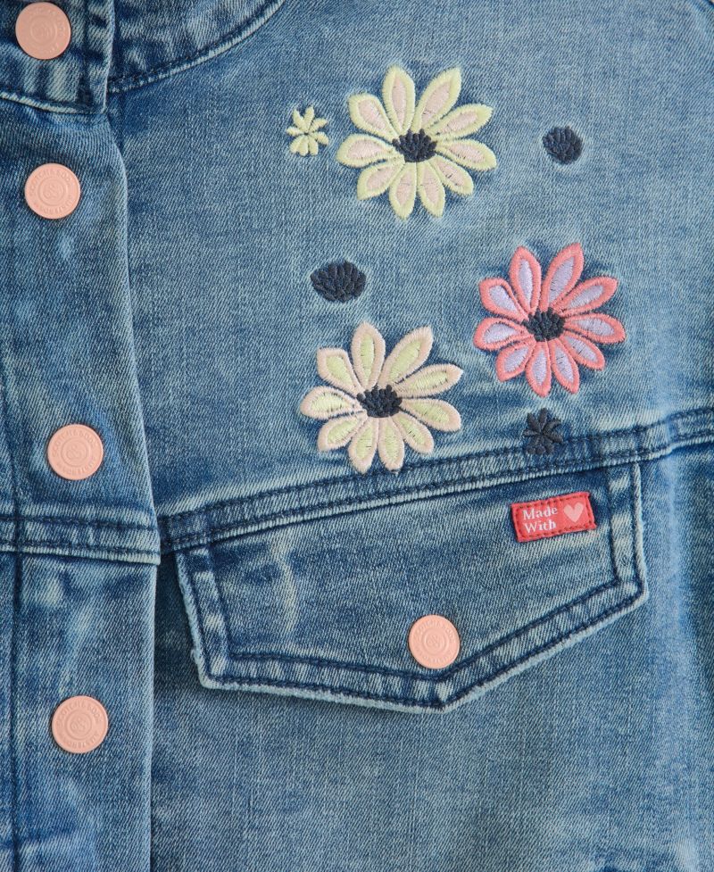 Big Girls Denim Group Stretch Jacket