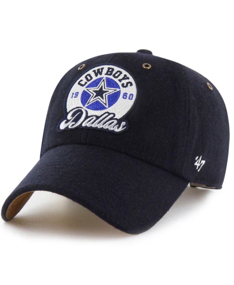 x '47 Brand Men's and Women's Navy Dallas Cowboys Field Goal Clean Up Adjustable Hat