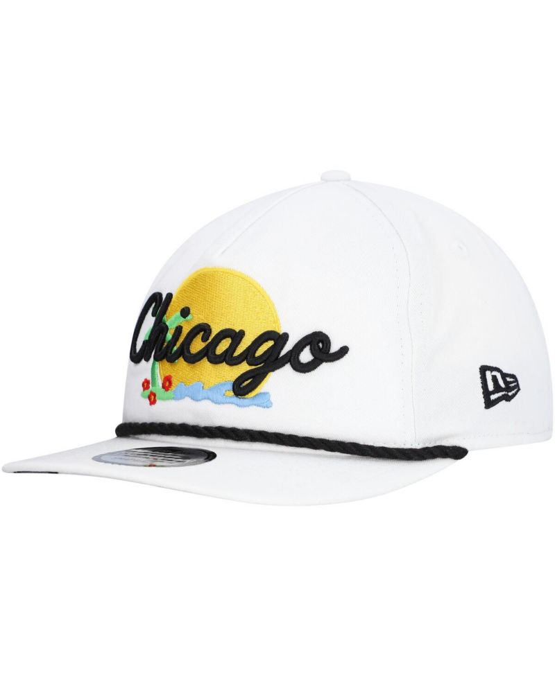 Men's White Chicago White Sox Paradise Golfer Adjustable Hat