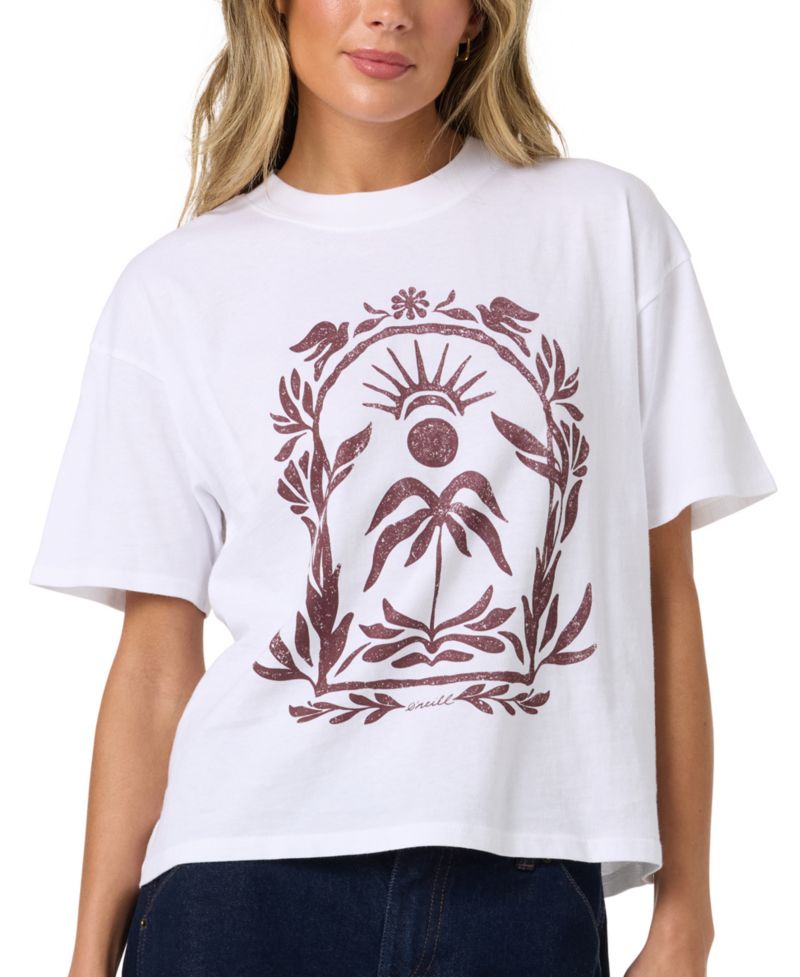 Women's Framed Floral Easy T-Shirt