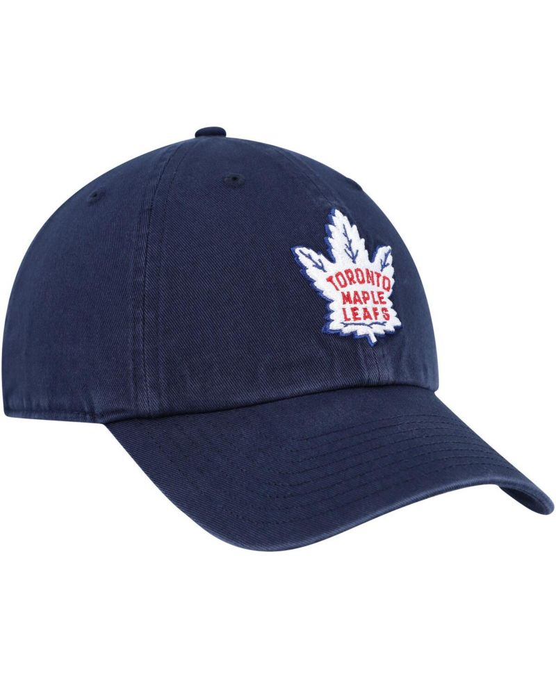 Men's Navy Toronto Maple Leafs Clean Up Adjustable Hat