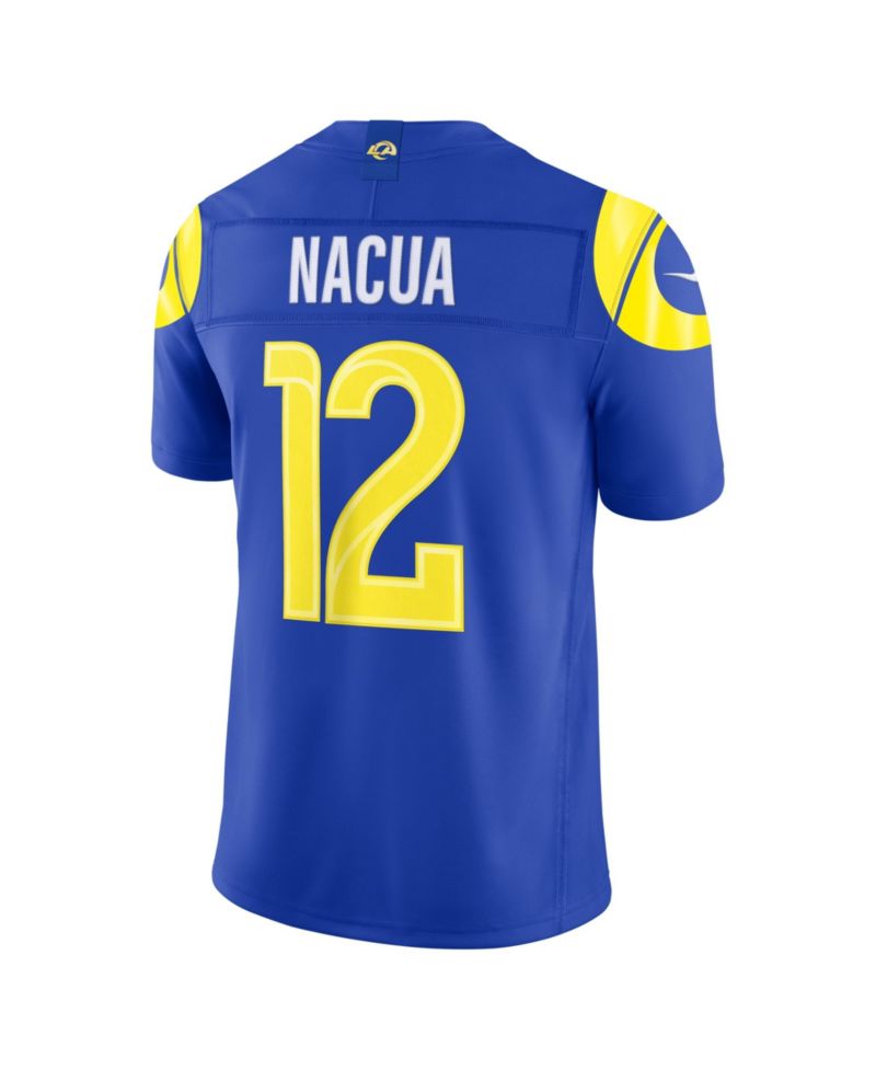 Men's Puka Nacua Royal Los Angeles Rams Vapor F.U.S.E. Stitched Limited Jersey