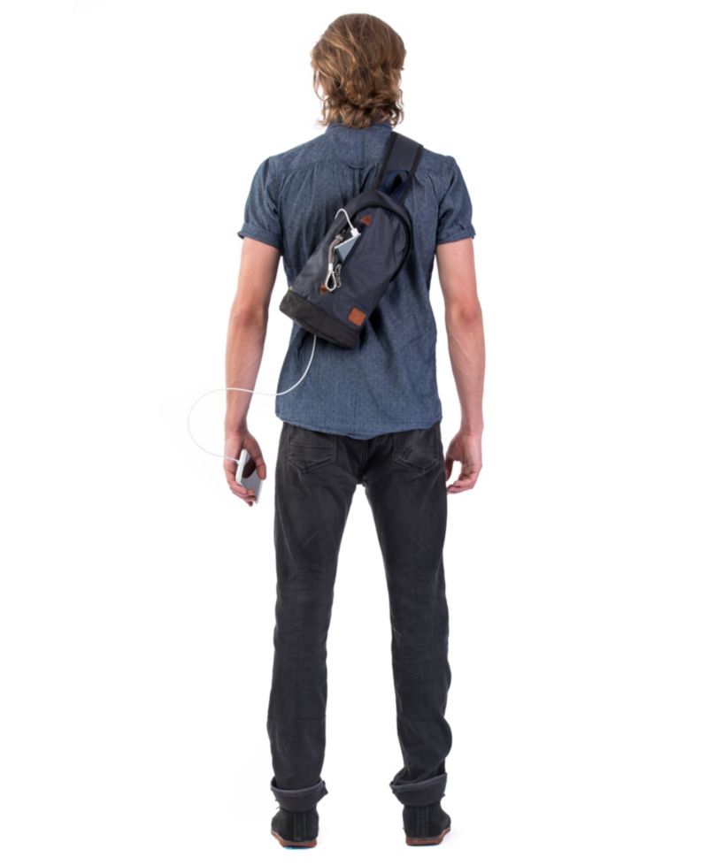 Urban Light Coated Canvas Sling Bag