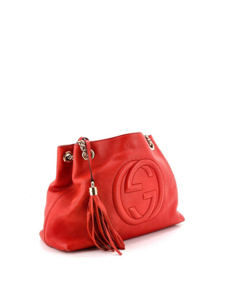 Medium Soho Chain Strap Shoulder Bag Leather