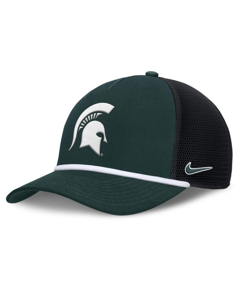 Men's Green Michigan State Spartans Rise Primetime Trucker Adjustable Hat