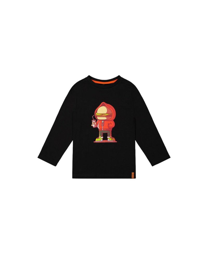 Little and Big Boy Long Sleeve Organic Cotton T-Shirt