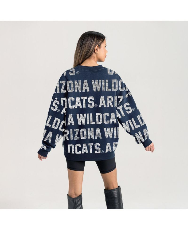 Women's Navy Arizona Wildcats Hype Era Sweatshirt