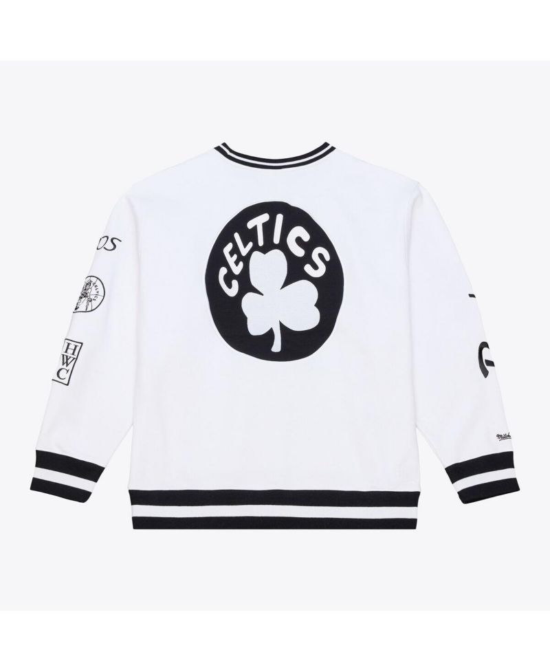 Men's White Boston Celtics Arctic Fleece Sweatshirt