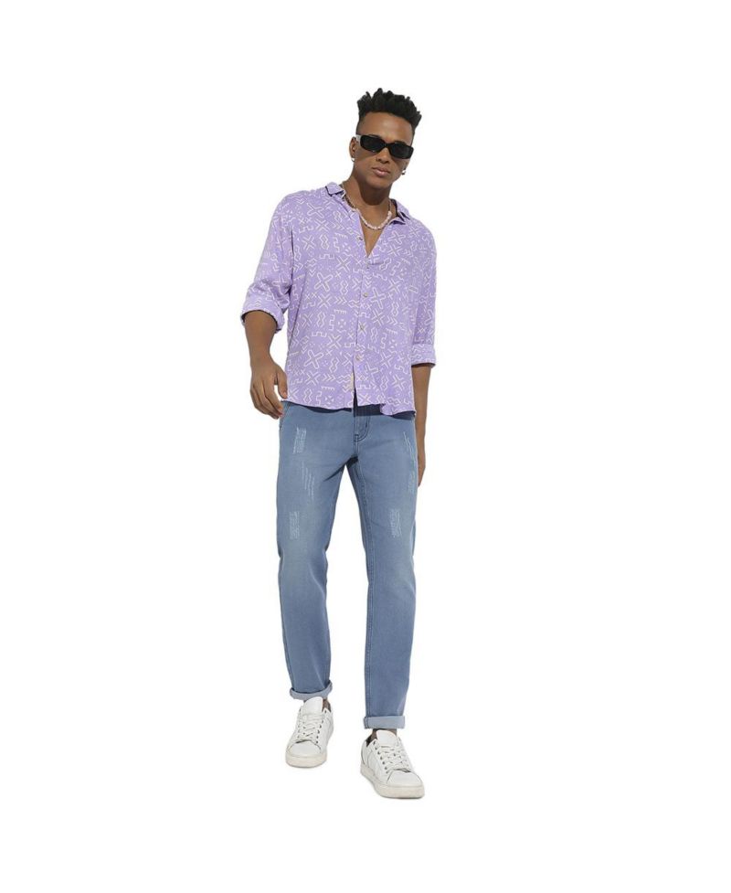 Men's Minimal Aztec Shirt