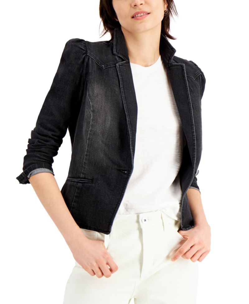 Women's Puff-Sleeve Blazer