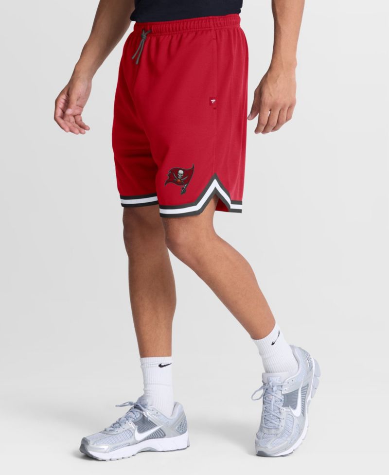 Men's Tampa Bay Buccaneers Fearless Drive Mesh Drawstring Shorts, 7" Inseam