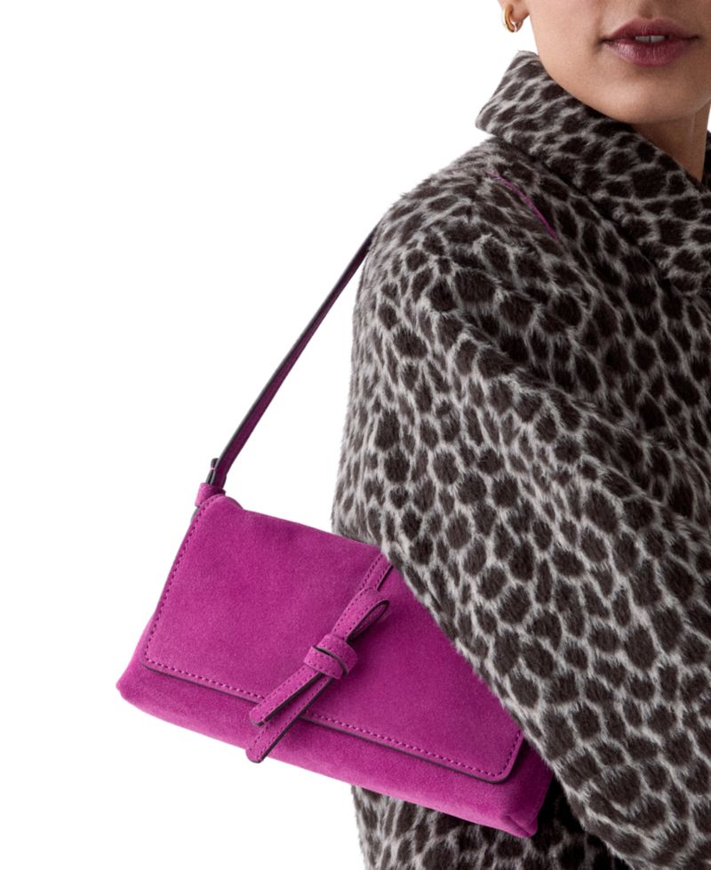 Loop Suede Small Shoulder Bag