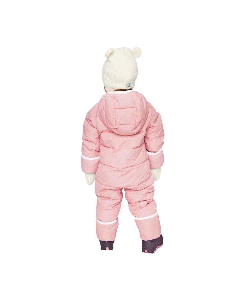 Baby Girls ( 3M to 24M ) Cloud One Piece Snowsuit Adapted for Car Seats Pale Dusty