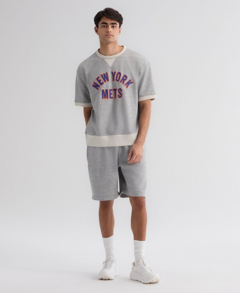 Men's New York Mets Iconic Terry Relaxed-Fit Shorts, 8.25" Inseam