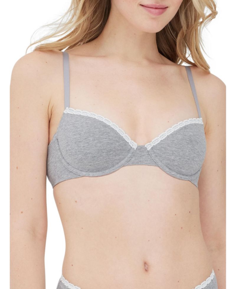 Women's Adorned Cotton Underwire Bra