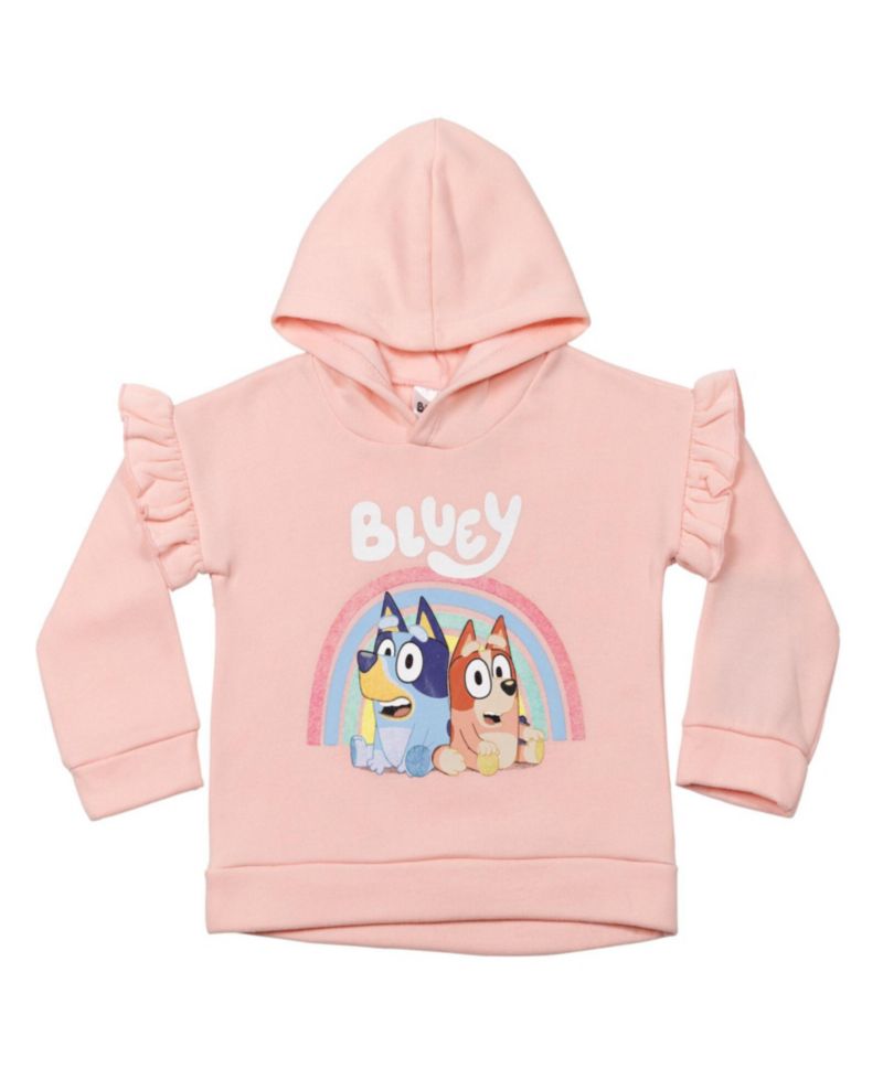Fleece Hoodie and Leggings Outfit Set