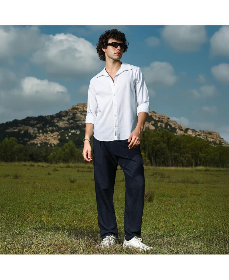 Men's Solid Relaxed Shirt